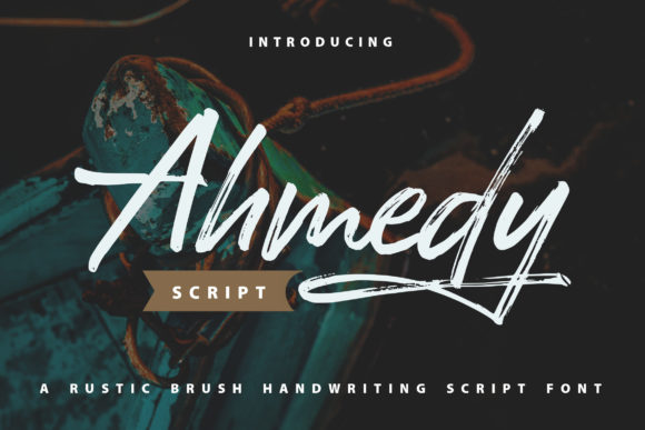 Ahmedy | Rustic Brush Handwriting Script: A Designer's Guide