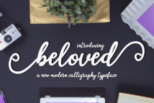 Beloved Script: A Modern Calligraphy Font for Timeless Designs