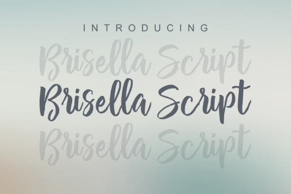 Brisella Script: A Modern Handwritten Font for Elegant Designs