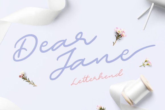 Dear Jane Script: A Handwritten Font for Authentic Projects