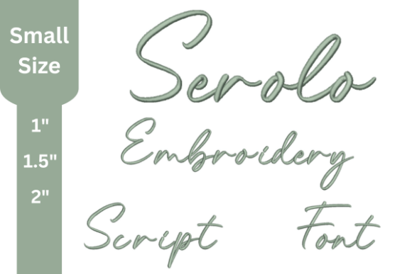 Script Embroidery Font: A Professional Touch for Custom Creations