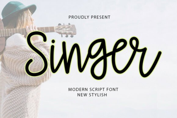 Singer Script: A Modern Handwritten Font for Bold Branding