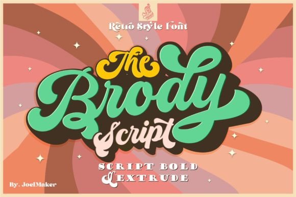 The Brody Script: Your Go-To Vintage Handwritten Font
