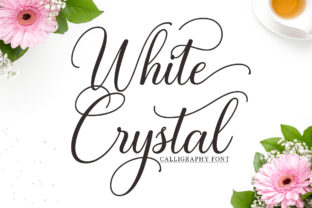 White Crystal Script: The Modern Calligraphy Font for Elegant Designs